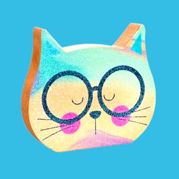 SHINY CAT DECOR NWT - Picture 4 of 10